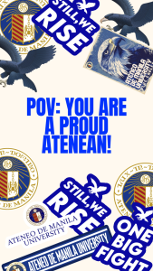 ATENEO DE MANILA UNIVERSITY VINYL STICKER (WATERPROOF AND SCRATCH PROOF)