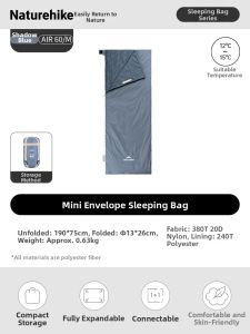 NatureHike | Portable Mini Sleeping Bag for Camping Spliceable