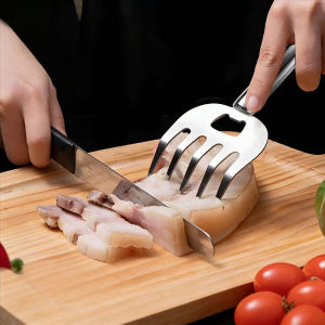 Large Meat Fork Stainless Steel Meat Shredder & Puller Hands-Free Shredding Claws Multi-Function Kitchen Tool