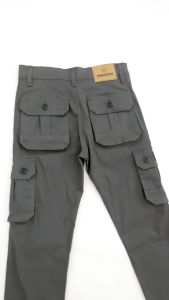 Celana Cargo Panjang Pria Casual Outdoor Kargo Stylish Slim fit Grey