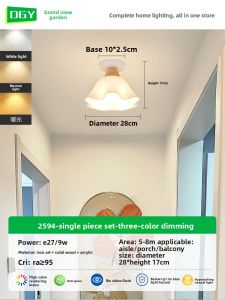 DGY | Modern Minimalist Wooden Cotton Ceiling Light