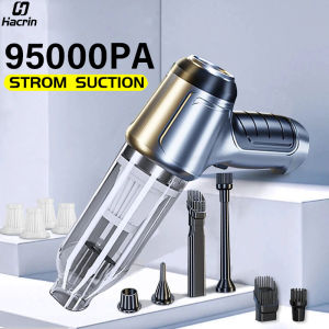 Car Vacuum Cleaner Wireless Portable Vacuum Cleaner 95000PA High Power 2 in 1 Mini Handheld Vacuum Cleaner Blower for Car Home