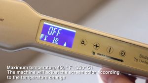 Catokan Rambut Mac Styler Titanium Smoothing Bagus Gold Touchscreen