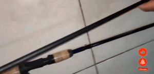 TaffSPORT Joran Pancing Shank Gun Handle Spinning Carbon Fiber Telescopic 2 Segments 1.8M / Fishing Rod Spinning Tongkat Stik Pancing Stick Pancingan Ikan Besar Kecil Laut Sungai Danau Perlengkapan Memancing Mancing Mania Kuat Stabil Catch Big Fish