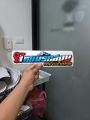 สติ๊กเกอร์ แต่งรถ"ไทยนี้รักสงบแต่ถึงรบไม่ขลาด"  งานตัดประกอบ 4 ชั้น พื้นไฮแกรม #สติ๊กเกอร์ประเทศไทย. 