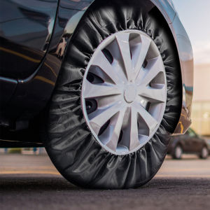 SEAMETAL Car Tire Cover Oxford Cloth Waterproof Dustproof Tire Protection Cover Car Spare Tire Storage Bag Universal Fits