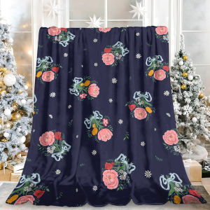 Beast Kingdom | Watercolor Lemon Citrus Fruit Flannel Blanket Soft Fuzzy Plush Cozy Lightweight Throw for Sofa Bed Couch Home Decor