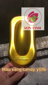 Y016 sơn xịt samurai màu vàng candy Y16