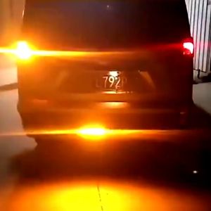 Dải Đèn Led Tín Hiệu Cảnh Báo 12V Hình Xương Cá Gắn Đuôi Xe Hơi Xe Tải Xe Con Xe Bán Tải SUV RV Van