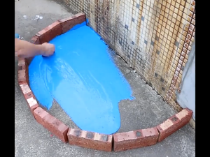 【Free Brush】Polyurethane Waterproof Coating PU Coating Waterproof Sealant Glue Waterproof Paint Flexible Rubber Glue Repair Crack Roof Wall For Cement Concrete Metal