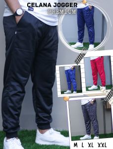 Celana Jogger Panjang Polos & Sweatpants Training Dewasa Pria Wanita Jumbo Size M Sampai XXL