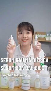 Serum Herbario dưỡng ẩm giảm mụn mờ thâm thuần chay