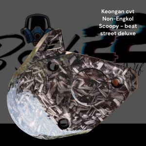 COVER KEONGAN CVT NON-ENGKOL SCOOPY -GENIO- BEAT DELUXE 2022-2023 KARBON FORGET WTP