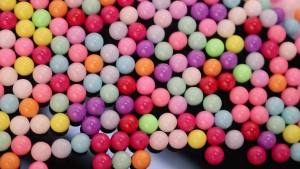 4/6/8/10mm Black Box Acrylic Beads DIY Jewelry Pendants Decorations Clothing Beads. Holiday Gift