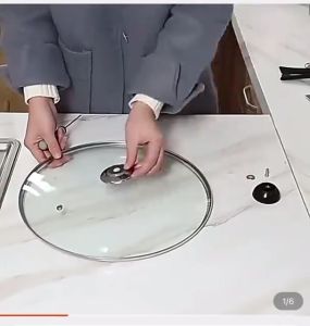 Pot lid handle Stainless steel anti-scalding upright bead accessories Universal handle glass pot lid cover