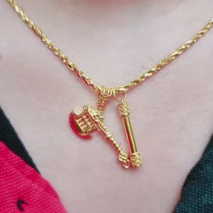 JIN JING LOKET GOLDEN CUDGEL/AX SEMPOA EMAS 916 TULEN 2.87G/6.88G