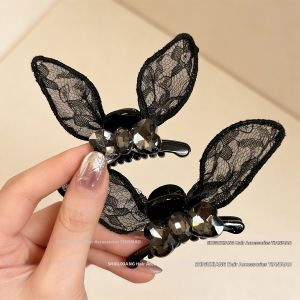 Elegant Princess Style Side Bangs Bow Clip