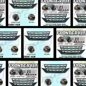 OCAS RUSH 2018-2025 GRILL GLOSSY BLACK (GR LOGO)(12445)