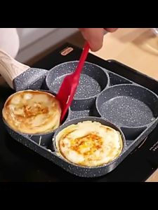 Wajan Penggorengan 4IN1 Telur Pancake Omlet Pan Breakfast Anti Lengket
