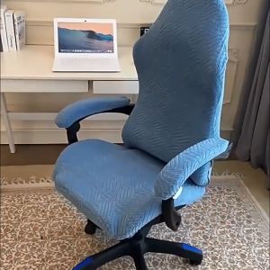 In Stock: Removable Gaming Chair Cover & Solid Color Seat Protector