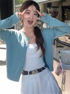 Knitting Cardigan Outwear Female 2024 Early Autumn New Arrival Knitting Tops Easiest for Match Long Sleeves Classic Style Outerwear Autumn Sweater