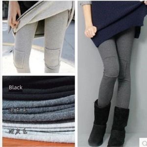 High Quality Fleece Lined Thickened Womens Base Layer Pants Patch Knee Patch Cotton Long Pants Autumn Season Fashion Trend