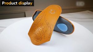 SRIEI 1Pair Orthotics Insoles 3/4 Plantar Fasciitis Insoles High Arch Supports Shoe Insoles for Flat Feet Over-Pronation Foot Pain Relief Orthotics Heel Cushion Inserts for Running Walking