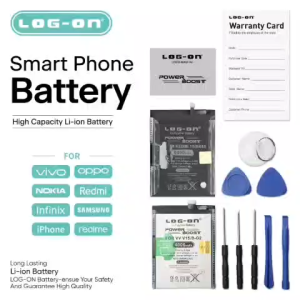 Baterai Log On BN48 Untuk Xiaomi Redmi Note 6 pro / Note 6 BN-48 Power Boost 4000mAh Original Batre