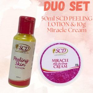 Duo Set SCD Peeling Lotion & 10g Miracle Cream