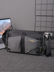 Volunteer | กระเป๋าเป้สะพายหลังผ้าแคนวาสสำหรับเดินทางแบบลำลองสำหรับผู้ชาย ความจุขนาดใหญ่ กระเป๋าสะพายข้าง Oxford Cloth กระเป๋าสะพายไหล่ข้างเดียวสำหรับผู้ชาย