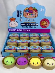 Bandai | Hot-selling steamer basket realistic dumpling squishy stress relief toy surprise blind box adult student venting gift