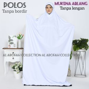 Mukena Ablang Polosan Tanpa Bordir Mukena Gentur Sempur Mukena Tanpa  lengan