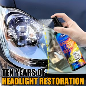 Professional Car Headlight Restoration KitLiquid for Foggy & Yellowed LightsScratch RemovalPolishing SetDurable Abs Material