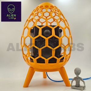 Alien eggs ไข่เอเลี่ยน DIY ทำตู้ลำโพงประดับ คู่กับ Harmankardon หรือโคมไฟตั้งโต๊ะ