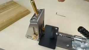 Woodworking Pocket Hole Jig Kit Portable Inclined Hole Puncher with Step Drill Bit Quick Clamp