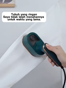 NOKE Portable Travel Setrika Uap Mini Setrika Uap Lipat 2IN1 Steamer Pakaian Setrika Listrik Rumahan