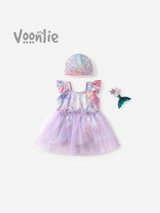 VOONLIE | Đồ Bơi Một Mảnh Hình Nàng Tiên Cá Cho Bé Gái