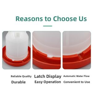 MONLEYTA | Automatic Feeder Drinking Water Tray Poultry Feeder Water Tray Two-In-One Duck Goose Feeder Anti-Spill Feeder Tray