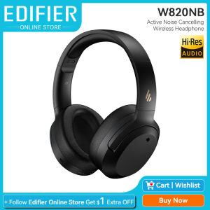 EDIFIER W820NB ANC Wireless Headphones: Hi-Res Audio & Fast Charging
