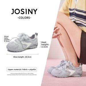 Josiny | Thick Sole Training Shoes for Short Stature Women Breathable