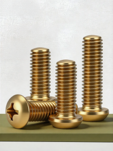 BAIRUITE | Brass Cross Round Head Screws Half Dome Small Screws