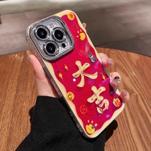 Invisible Stand Phone Case for Apple 16Promax iPhone 15Pro Womens Style Anti-Fall Protection Lens Invisible Luxury Glitter Design