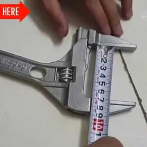 Mỏ lết miệng rộng 68mm - Cờ lê vặn dây cấp nước bằng hợp kim nhôm