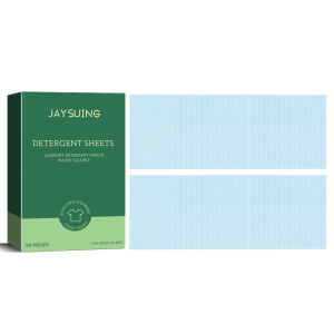 60pcs Color-Protecting Laundry Tablets - Concentrated Bubble Paper Long-Lasting Fragrance