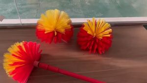 1.8m Sapu Sawang Plafon Panjang Retractable Sapu Laba Laba Plastik Sapu Plafon Langit Langit Rumah
