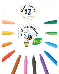 Tập tranh tô màu tặng kèm 6 bút sáp màu sáp ong và 30 sticker dán nhiều chủ đề đồ chơi họa cụ tập tô cho bé mới làm quen Avenir My first coloring kit