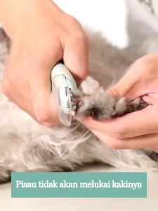 ROYAL PET PARADISE Gunting Kuku Kucing Anjing F28 Pet Nail Clipper Alat Grooming Hewan LED
