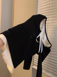 Áo Thun Dài Tay Nữ Dáng Ôm Mùa Xuân Phong Cách Hàn Quốc Cổ Tròn Tay Dài Thường Xuyên Chất Liệu Khác Kiểu Dáng Đơn Giản