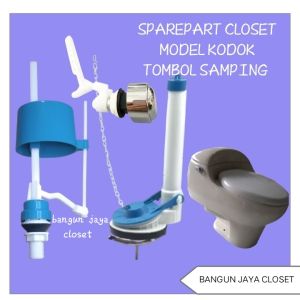 alat closet duduk model kodok/sparepart closet model monoblock/ alat dalaman closet toilet wc duduk
