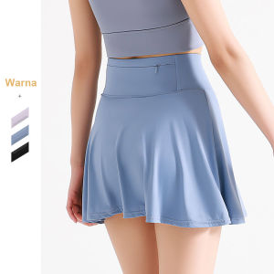 Rok Mini Skirt Pendek Haitm Korean Style/Rok Olahraga Gym Tennis Zumba/ Rok Olahraga Wanita Sport Import
